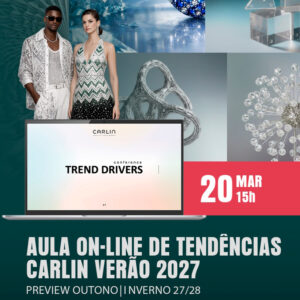 Aula ao Vivo de Tendências Carlin - Verão 2027